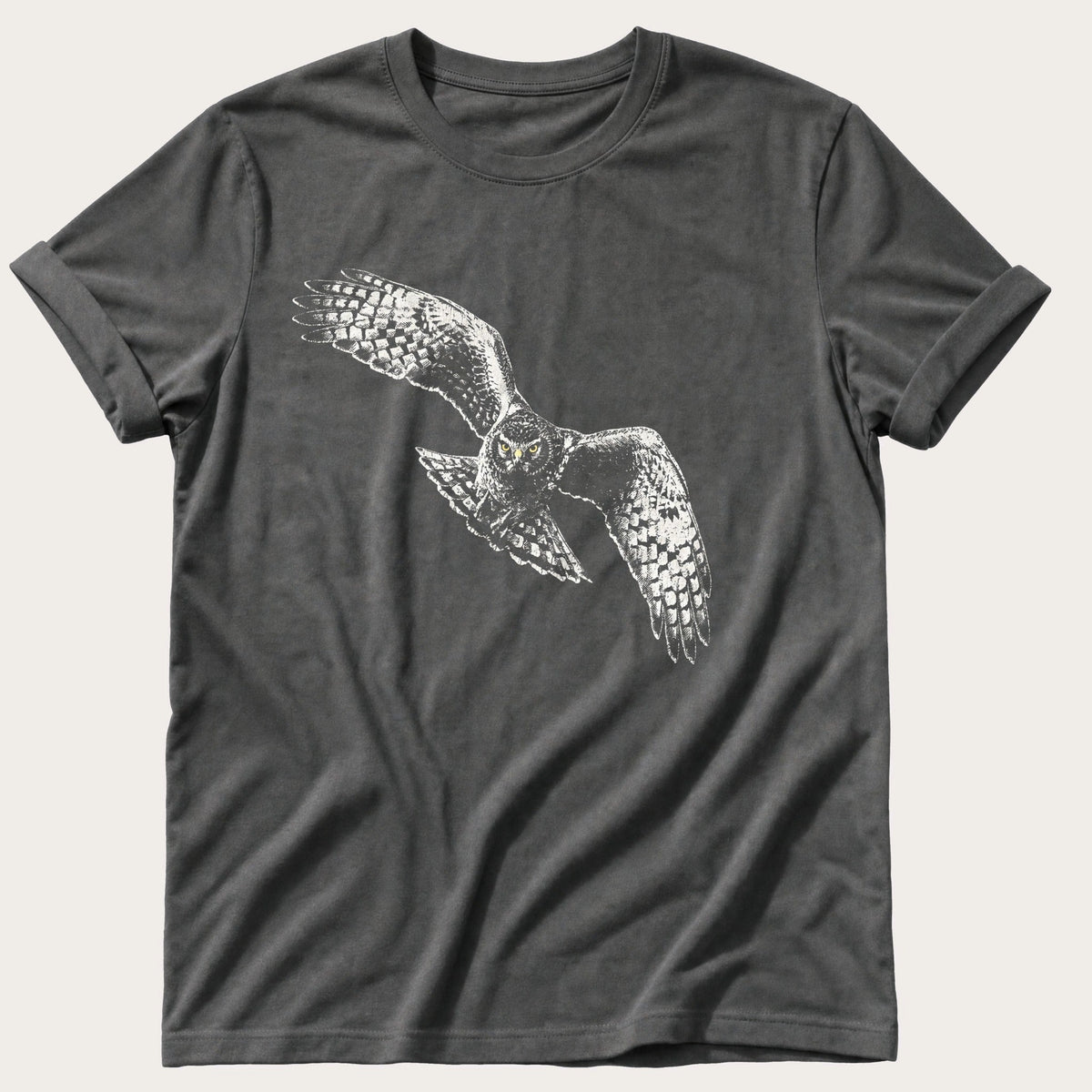 Hawk Mid Flight — Pepper Comfort Colors tee