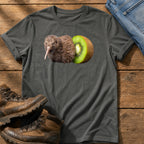 Kiwi Bird 2 — Pepper Comfort Colors tee