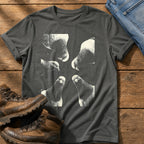 Pigeon Flock 7 — Pepper Comfort Colors tee
