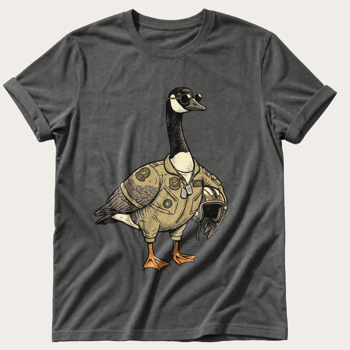 Pilot Goose — Pepper Comfort Colors tee