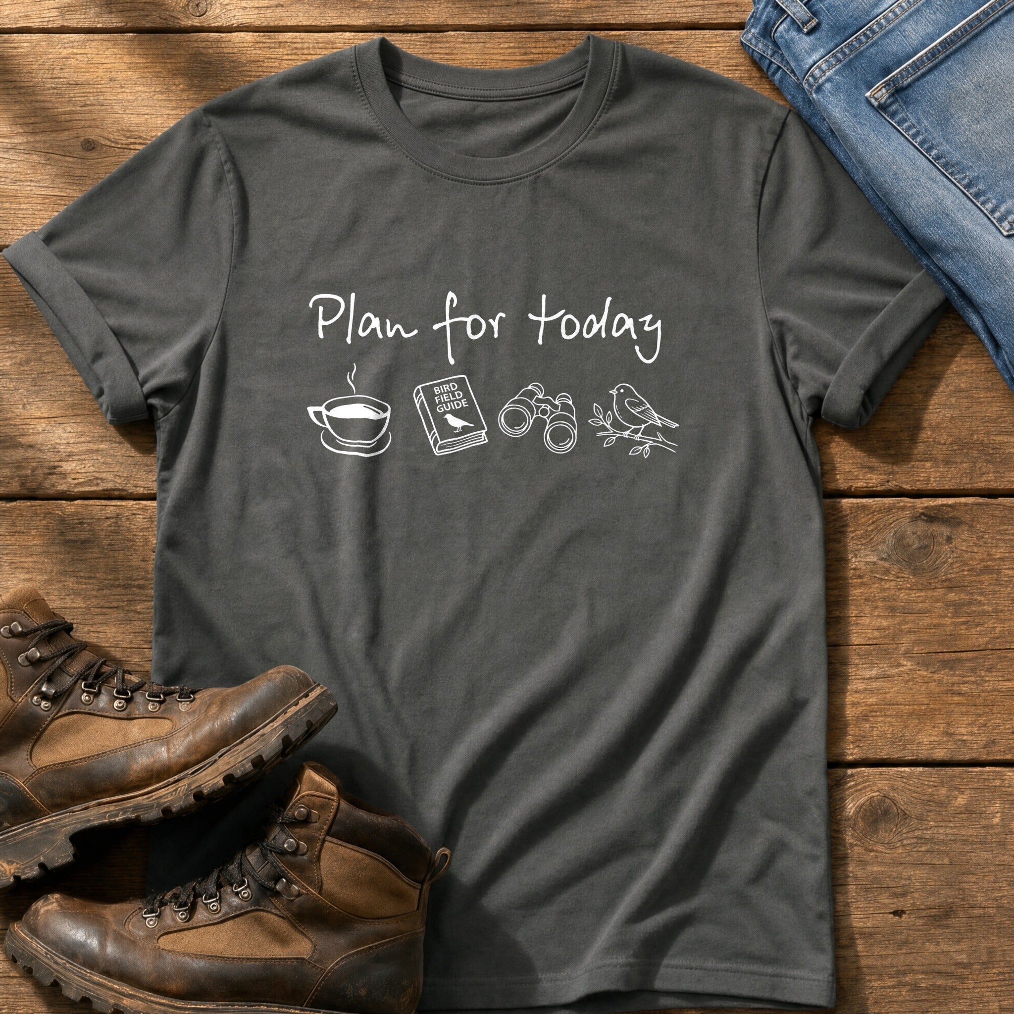 Plan For The Day — Pepper Comfort Colors tee