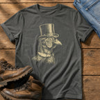 Posh Pheasant 8 — Pepper Comfort Colors tee