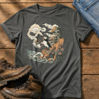 Puffin Cliff Murul 7 — Pepper Comfort Colors tee