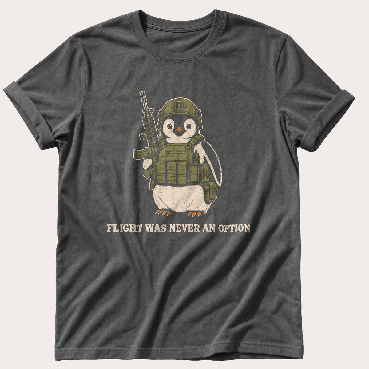 Rookie Penguin — Pepper Comfort Colors tee
