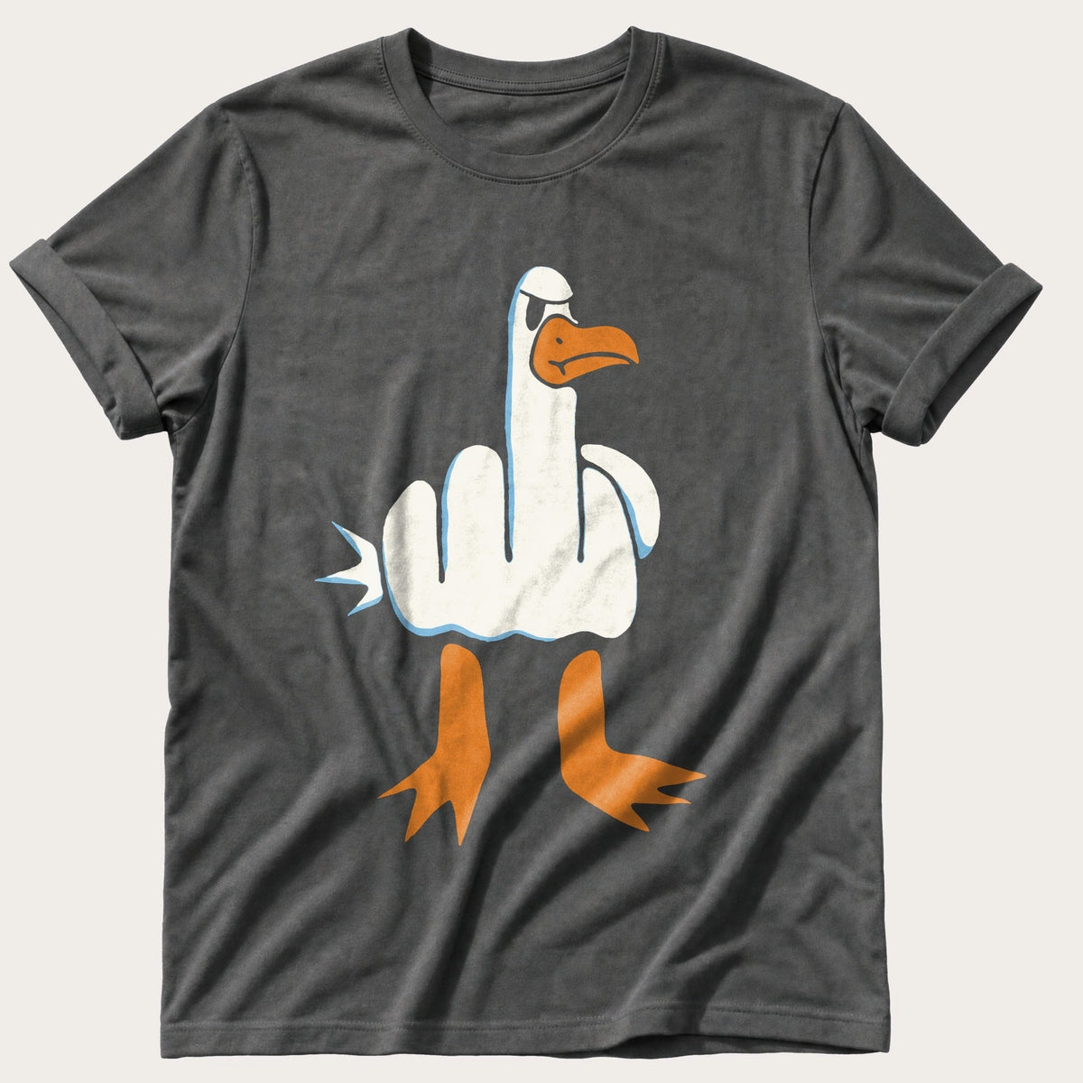 Rude Seagull — Pepper Comfort Colors tee