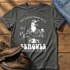 Screaming Gull — Pepper Comfort Colors tee