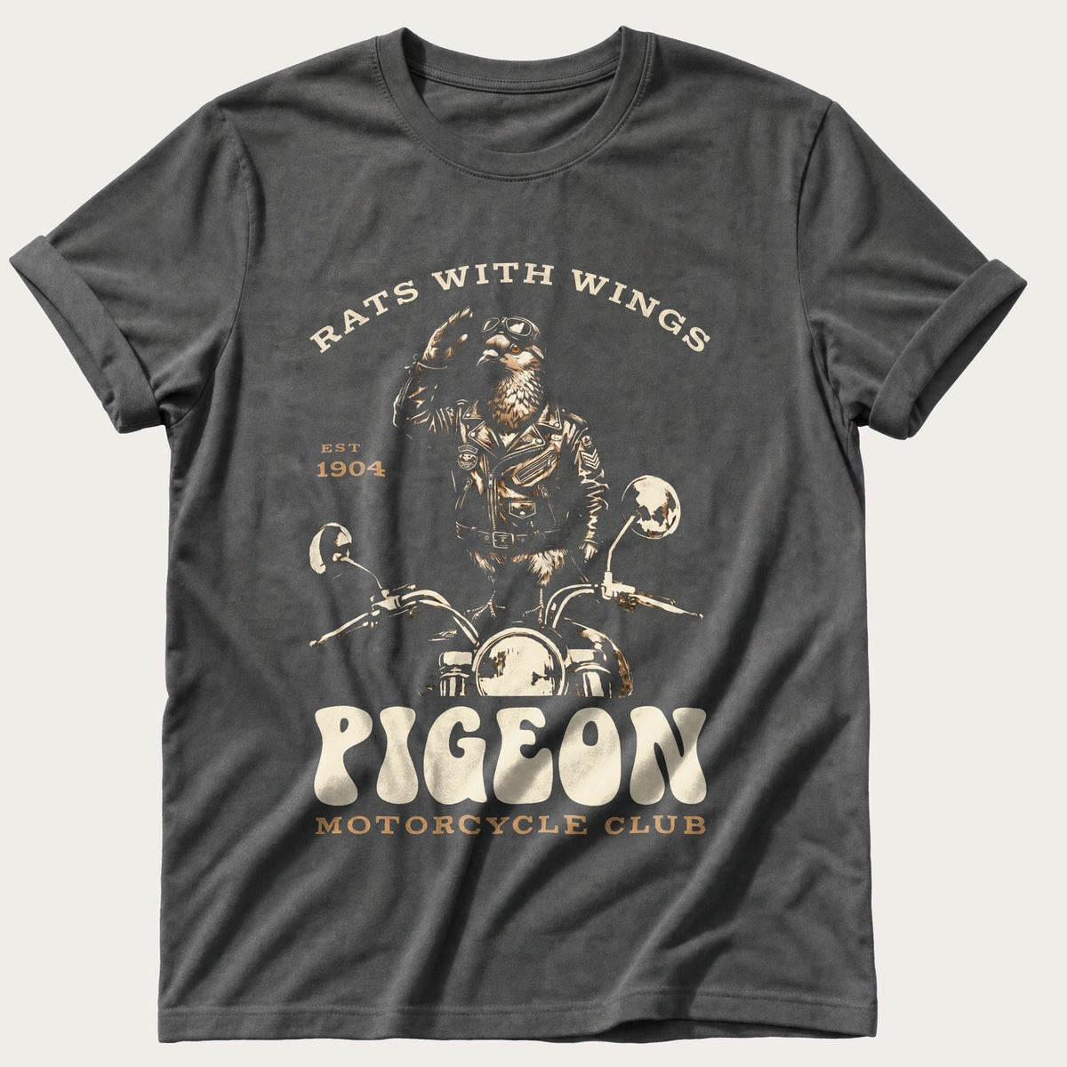 Sky Rat Salute — Pepper Comfort Colors tee