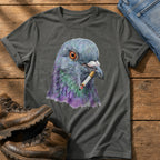 Smoking Pigeon 22 — Pepper Comfort Colors tee