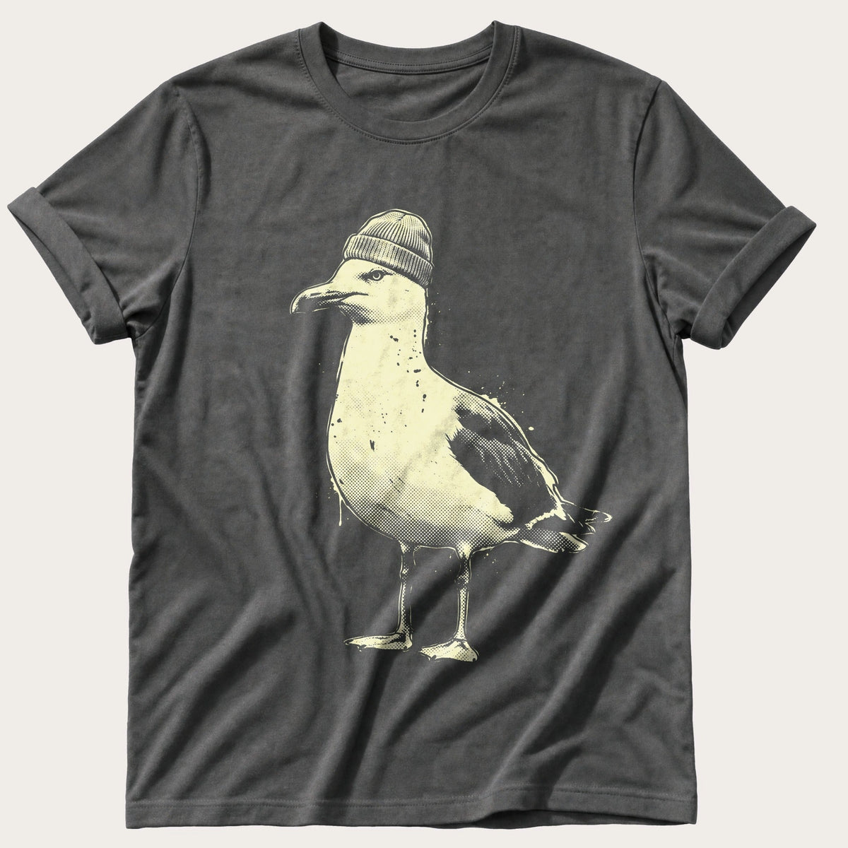 Street Seagull 6 — Pepper Comfort Colors tee