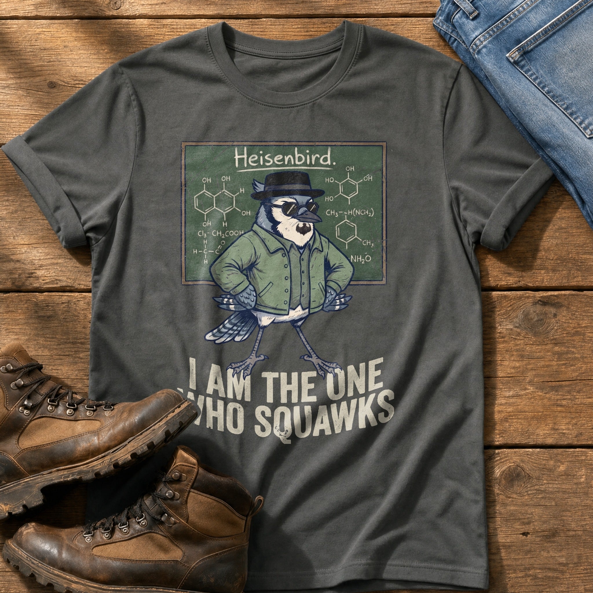The One Who Squawks — Pepper Comfort Colors tee