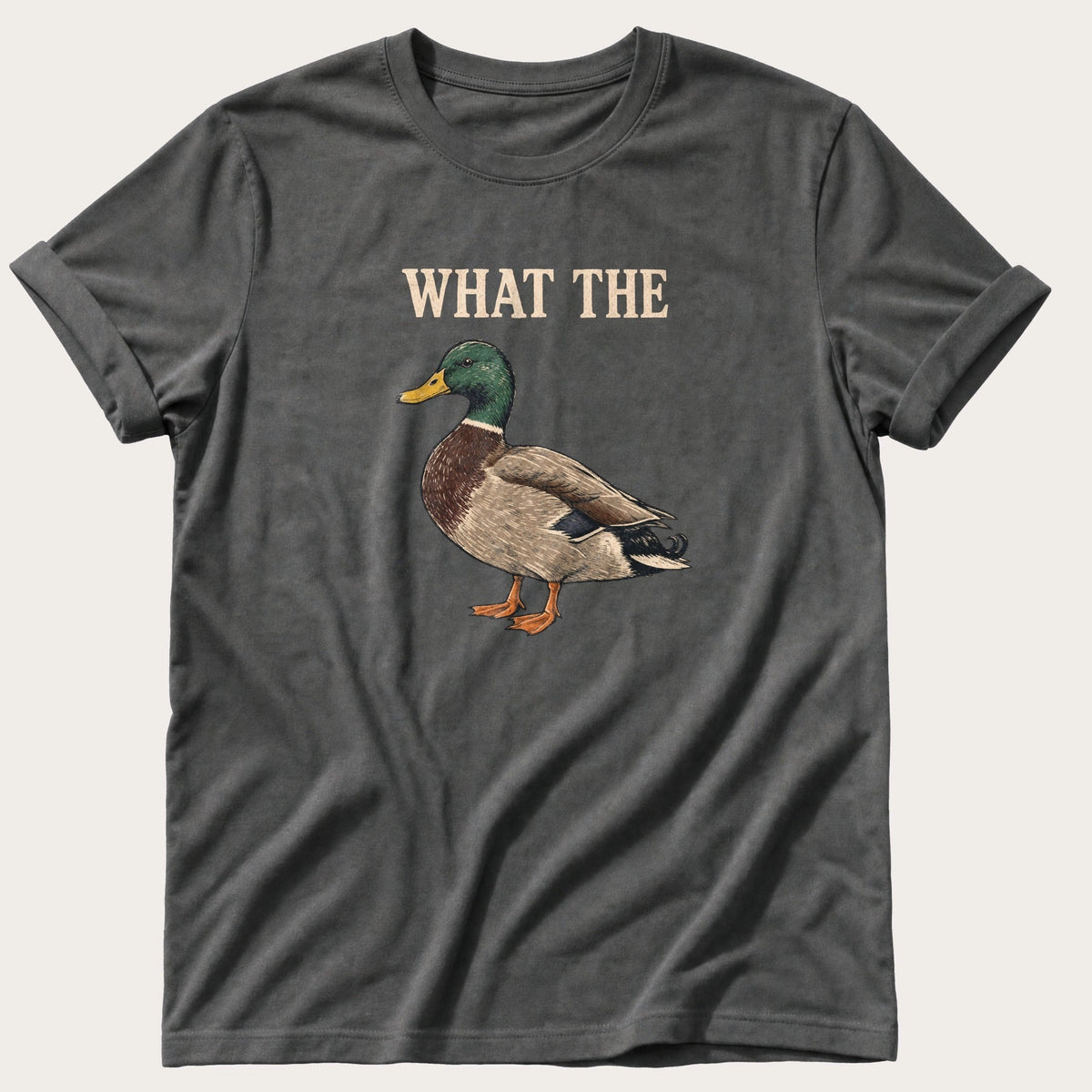 What The Duck — Pepper Comfort Colors tee