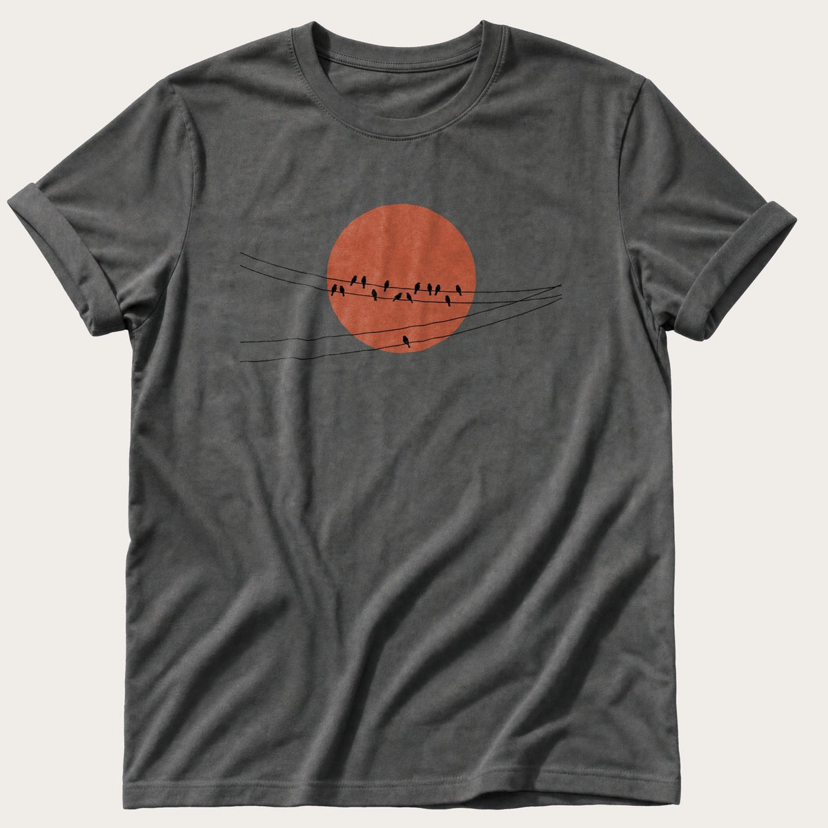 Wires At Sundown — Pepper Comfort Colors tee