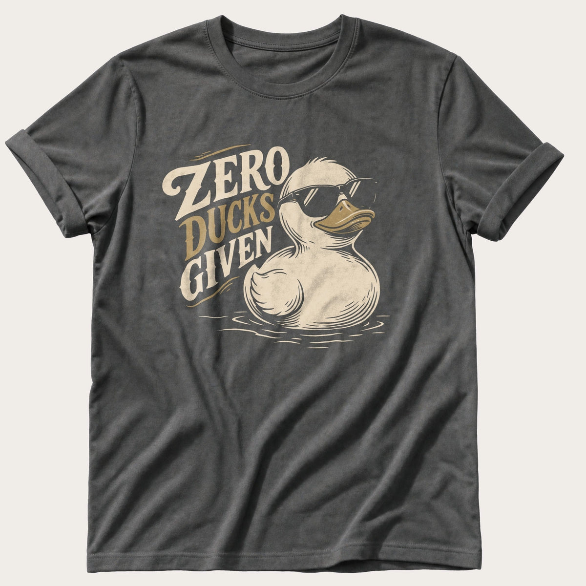 Zero Ducks Given — Pepper Comfort Colors tee