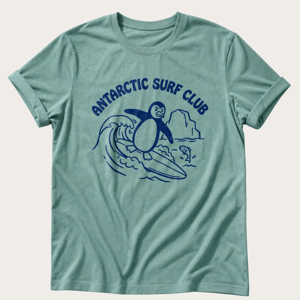 Antarctic Surf Club — Seafoam Comfort Colors tee