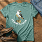 Beach Chicken 12 — Seafoam Comfort Colors tee