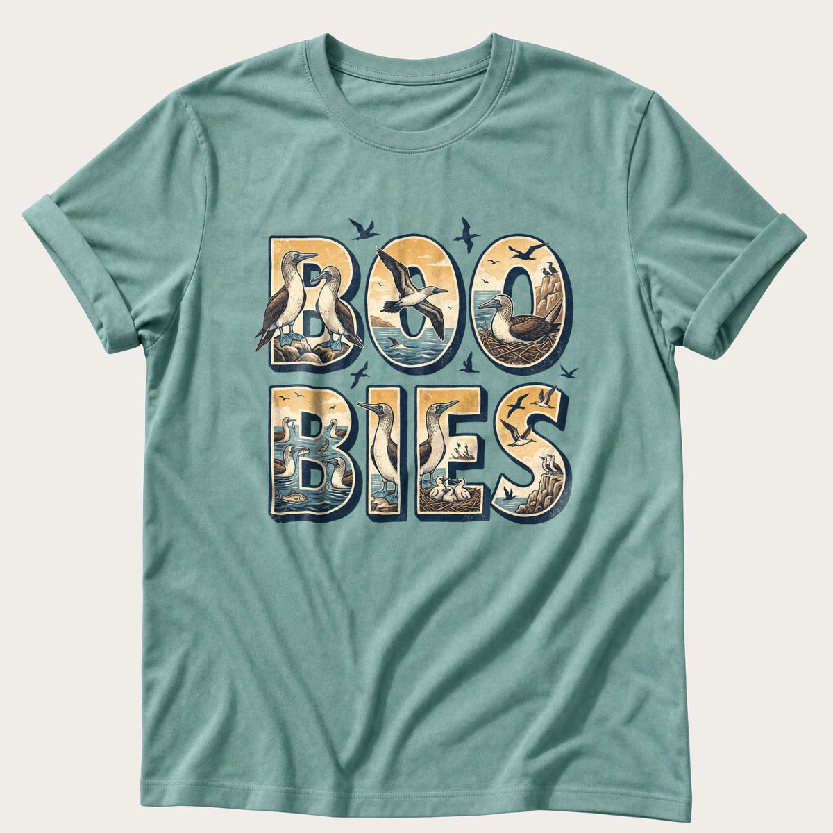 Boo Bies — Seafoam Comfort Colors tee
