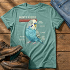 Budgie Anatomy — Seafoam Comfort Colors tee