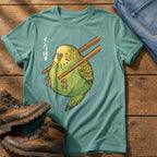 Budgie Dumpling — Seafoam Comfort Colors tee