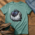 Chunky Pigeon — Seafoam Comfort Colors tee
