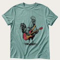 Cock Rock — Seafoam Comfort Colors tee