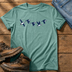 Flying Puffins 5 — Seafoam Comfort Colors tee