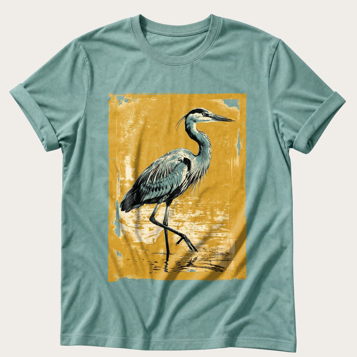 Heron Mid-Step — Seafoam Comfort Colors tee