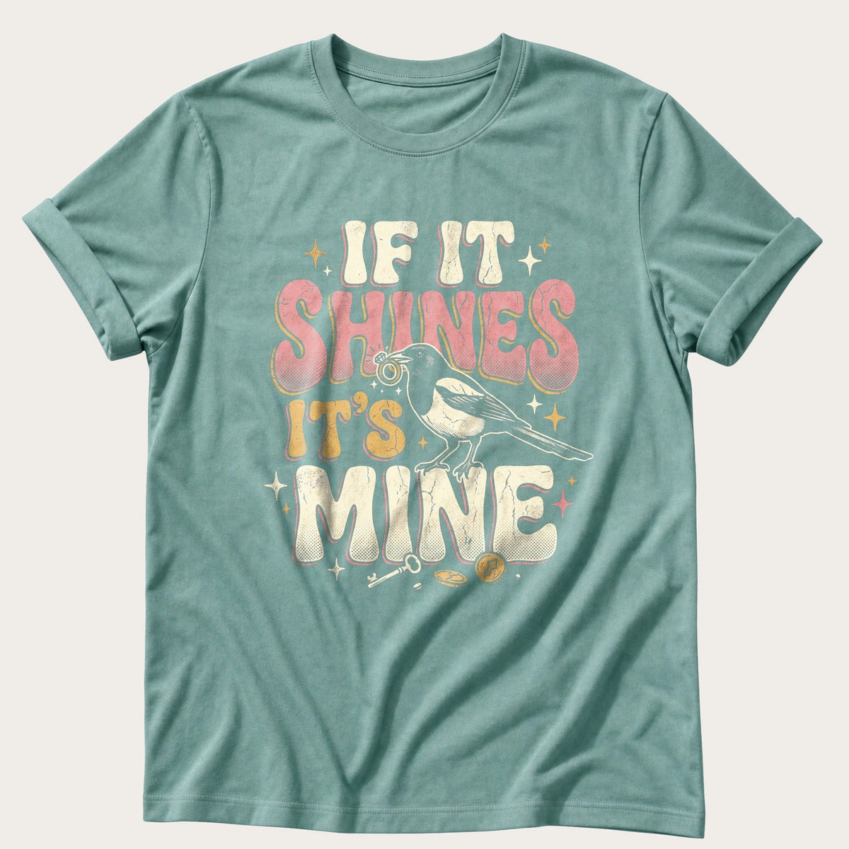 If It Shines It's Mine — Seafoam Comfort Colors tee