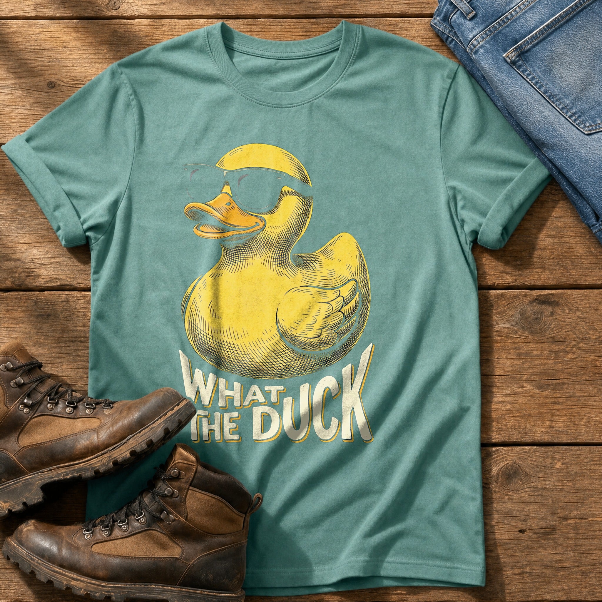 What The Duck 88 — Seafoam Comfort Colors tee