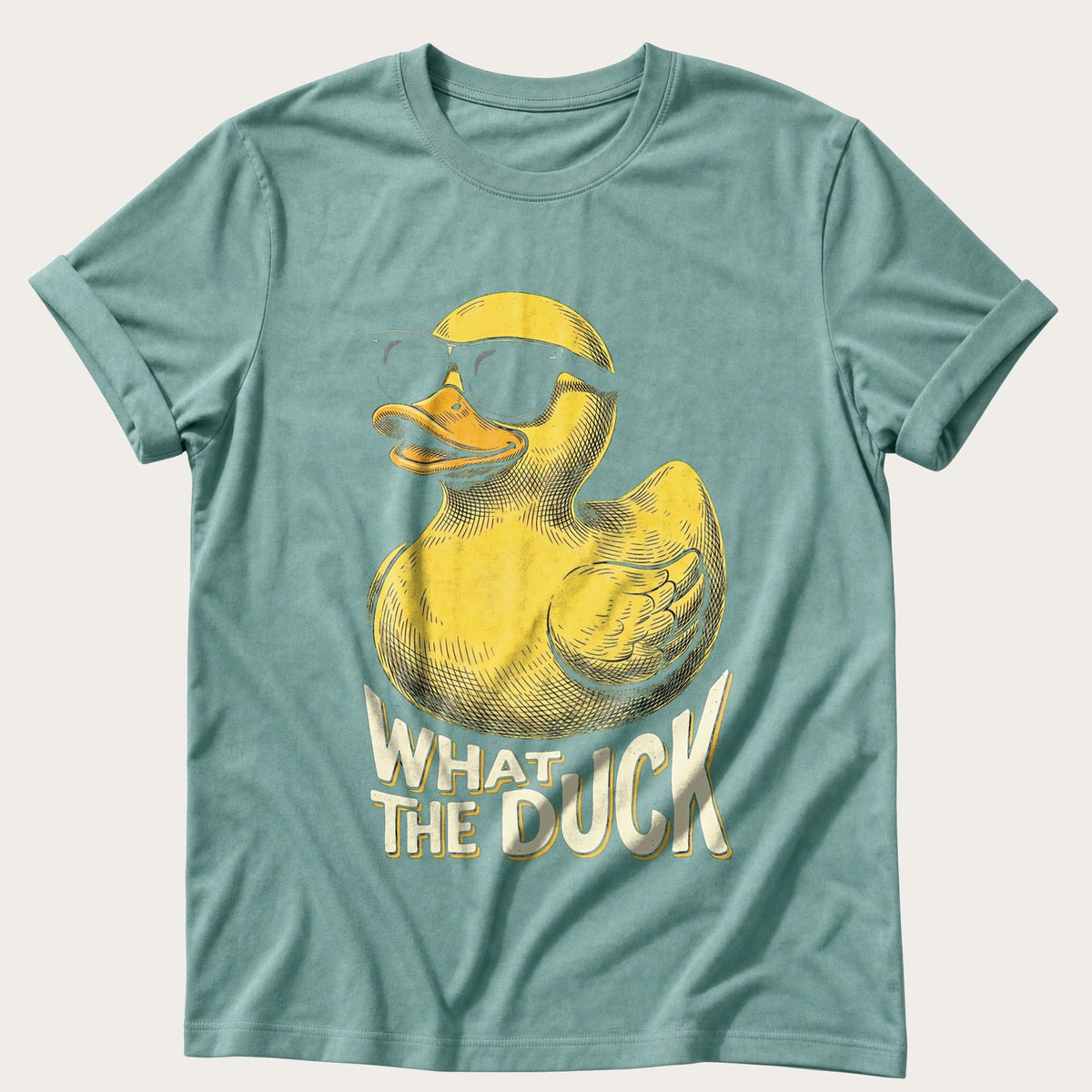 What The Duck 88 — Seafoam Comfort Colors tee