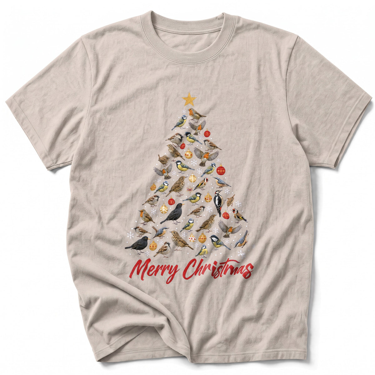Tall Bird Christmas Tree T-Shirt