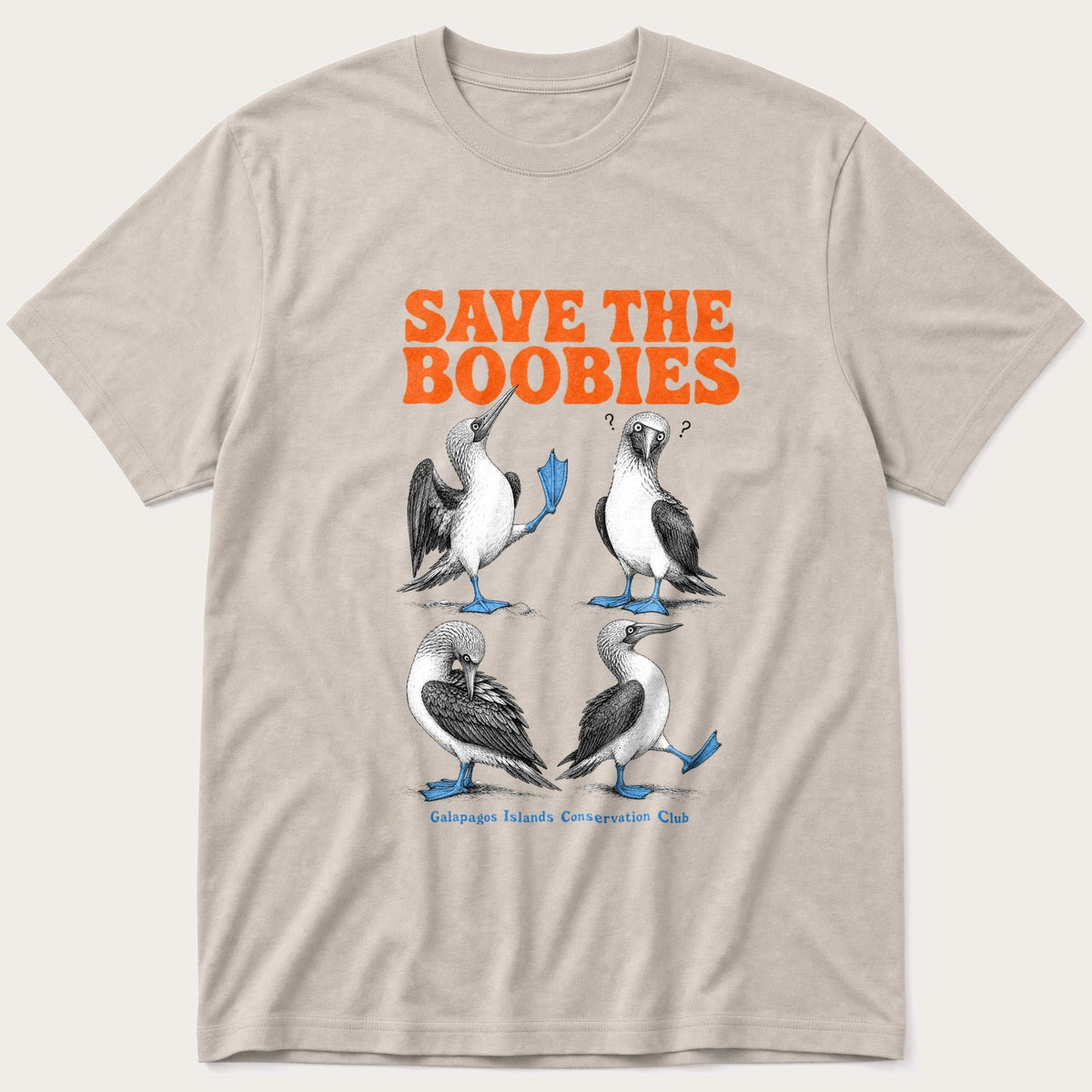 Boobies 5 — Stone T-Shirt