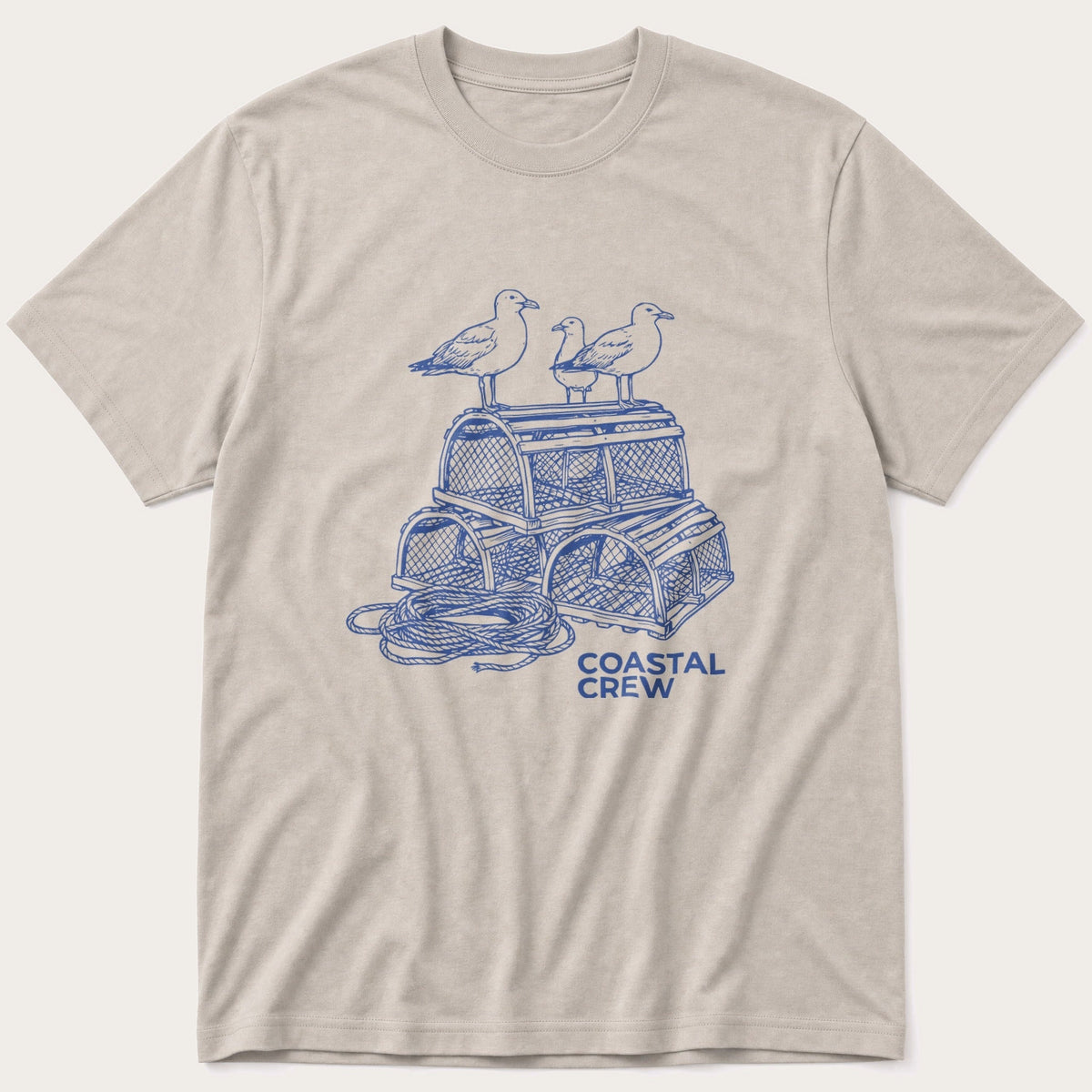 Coastal Crew 33 — Stone T-Shirt