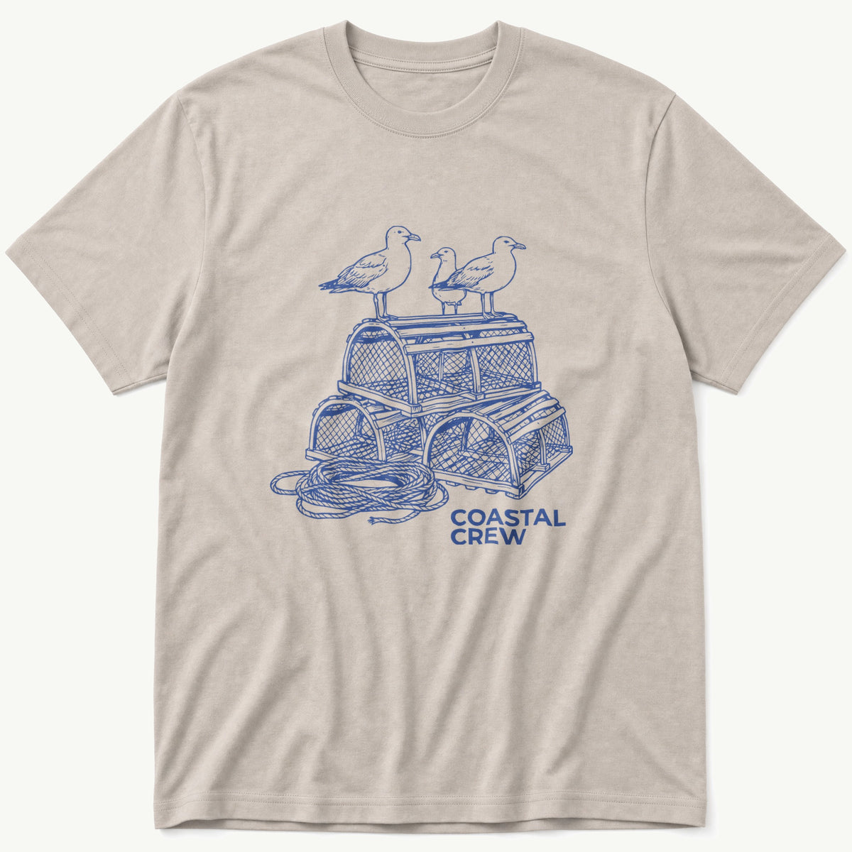 Coastal Crew 33 — Stone T-Shirt