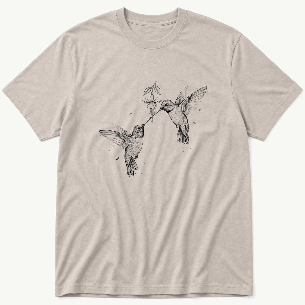 Humming Birds 4 — Stone T-Shirt