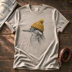 King Fisher Sketch 2 — Stone Comfort Colors tee