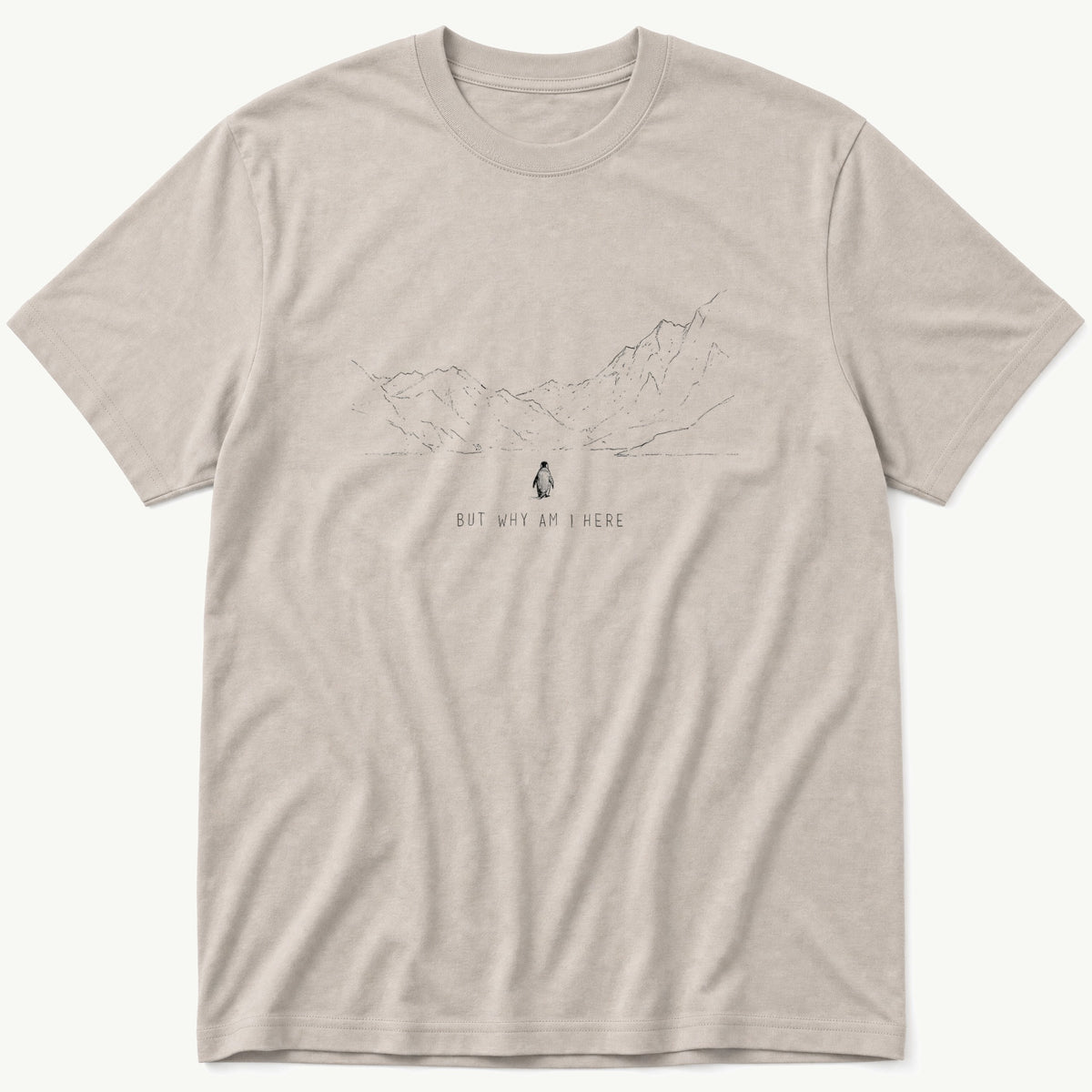 Nihilist Penguin 3 — Stone T-Shirt