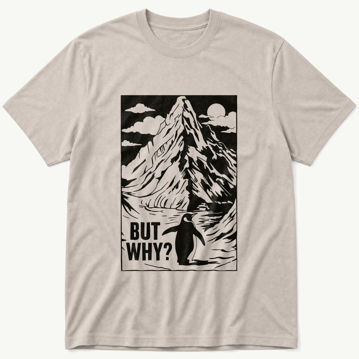 Nihilist Penguin 4 — Stone T-Shirt