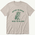 Outside I Be Hootin 33 — Stone T-Shirt