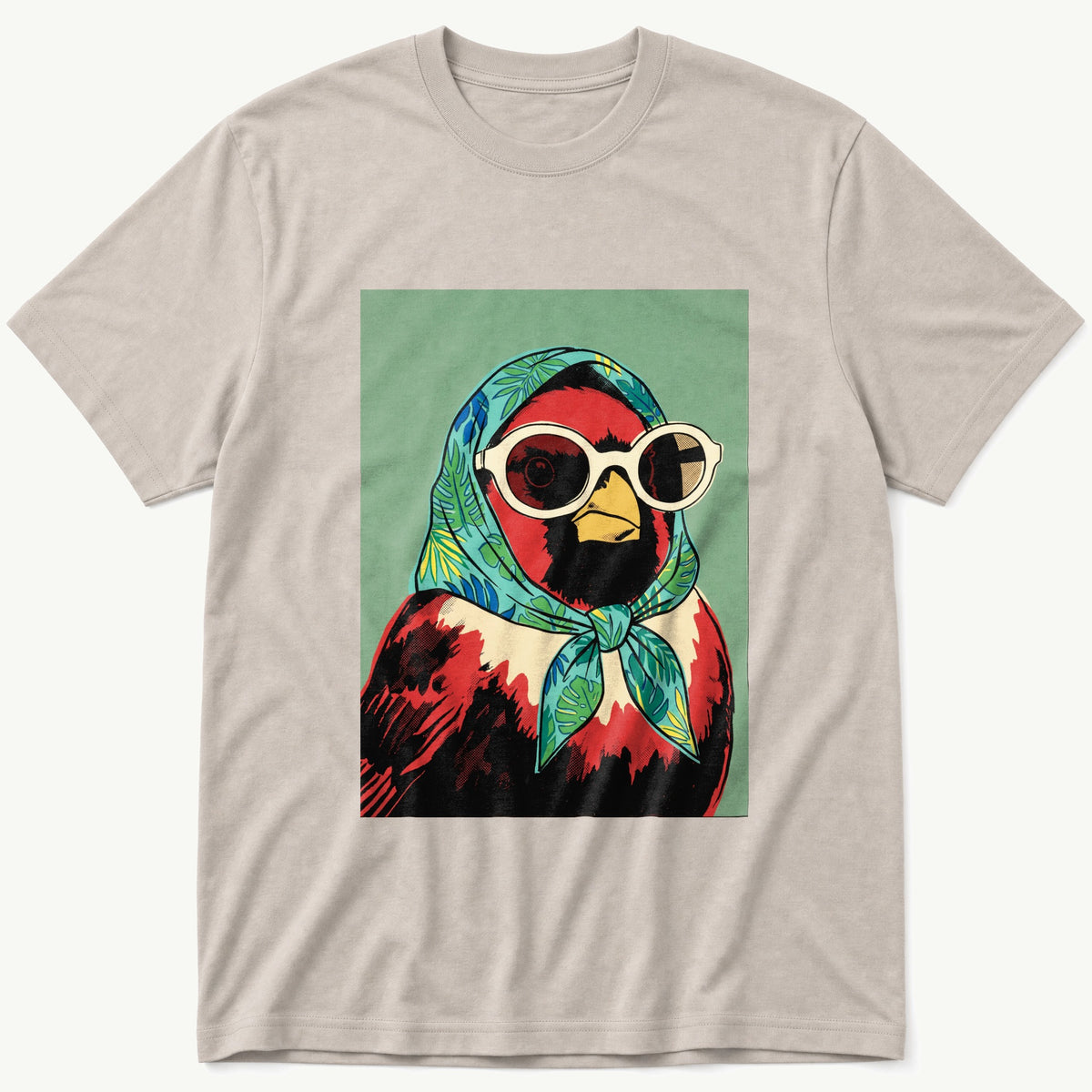 Pop Art Bird 11 — Stone T-Shirt