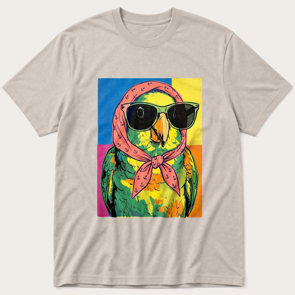 Pop Art Bird 8 — Stone T-Shirt