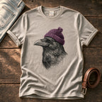 Raven Sketch 4 — Stone Comfort Colors tee