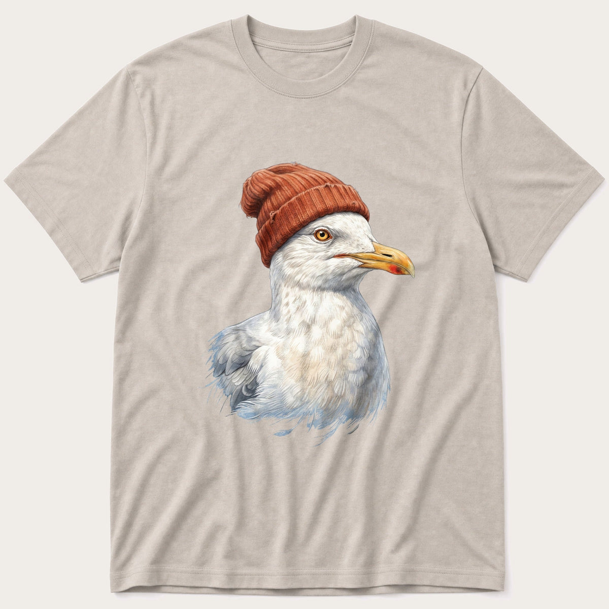 Seagull Wool Hat 1 — Stone T-Shirt