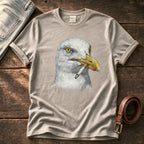 Smoking Seagull 8 — Stone Comfort Colors tee