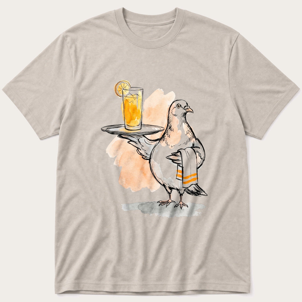 Waiter Pigeon — Stone T-Shirt