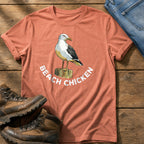 Beach Chicken 12 — Terracotta Comfort Colors tee