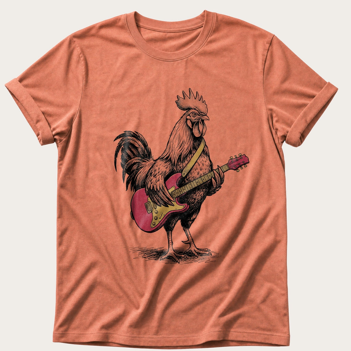 Cock Rock — Terracotta Comfort Colors tee