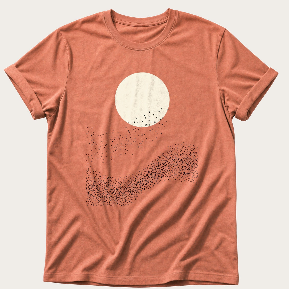 Murmuration At Dusk — Terracotta Comfort Colors tee