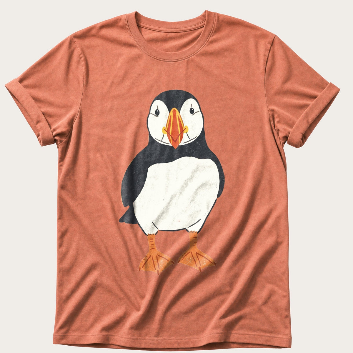 Puffin 22 — Terracotta Comfort Colors tee