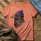 Raven Sketch 4 — Terracotta Comfort Colors tee