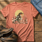Robin Flower Bed — Terracotta Comfort Colors tee